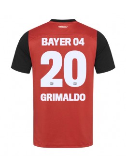 Bayer Leverkusen Alejandro Grimaldo #20 Domaci Dres 2024-25 Kratak Rukavima